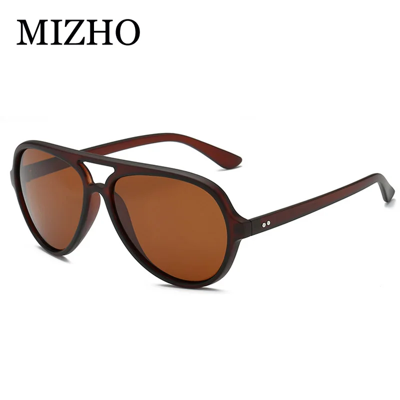MIZHO Plastic Polaroid Sunglasses Women Brand Designer Blue Sexy Ladies Vintage Pilot Glasses Driving Men Shades