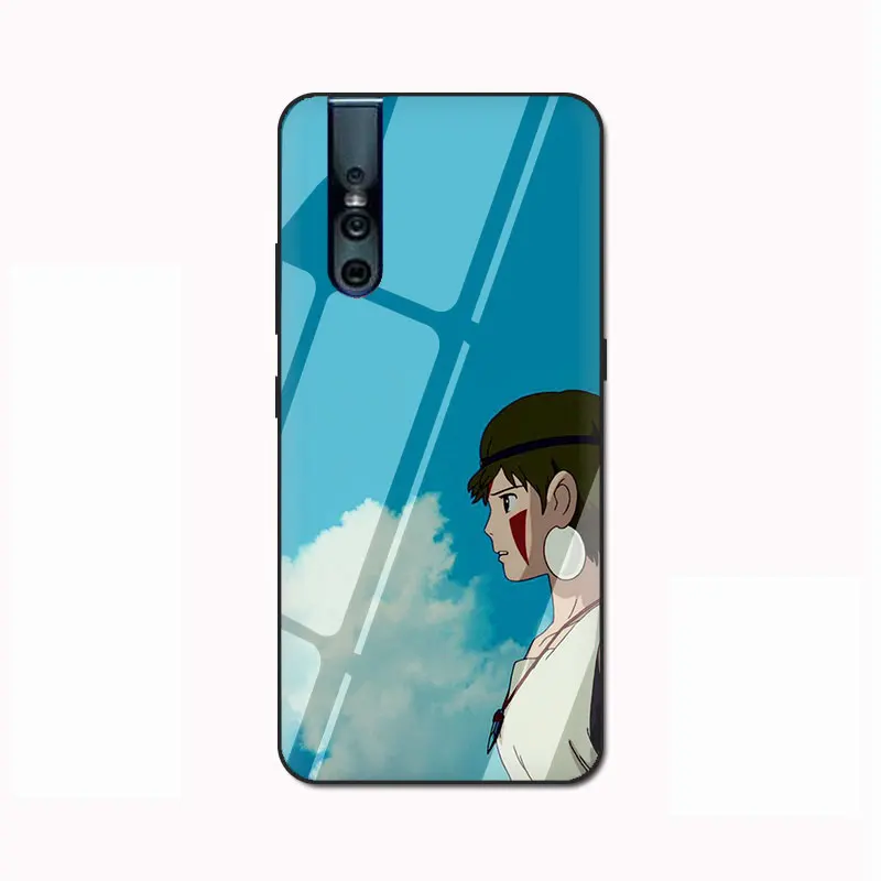 G5 EWAU фигурка Принцесса Мононоке закаленное Стекло телефона чехол КРЫШКА ДЛЯ VIVO V9 V15 Y17 Y85 Y89 Y93 Y95 Y91 C - Цвет: G5