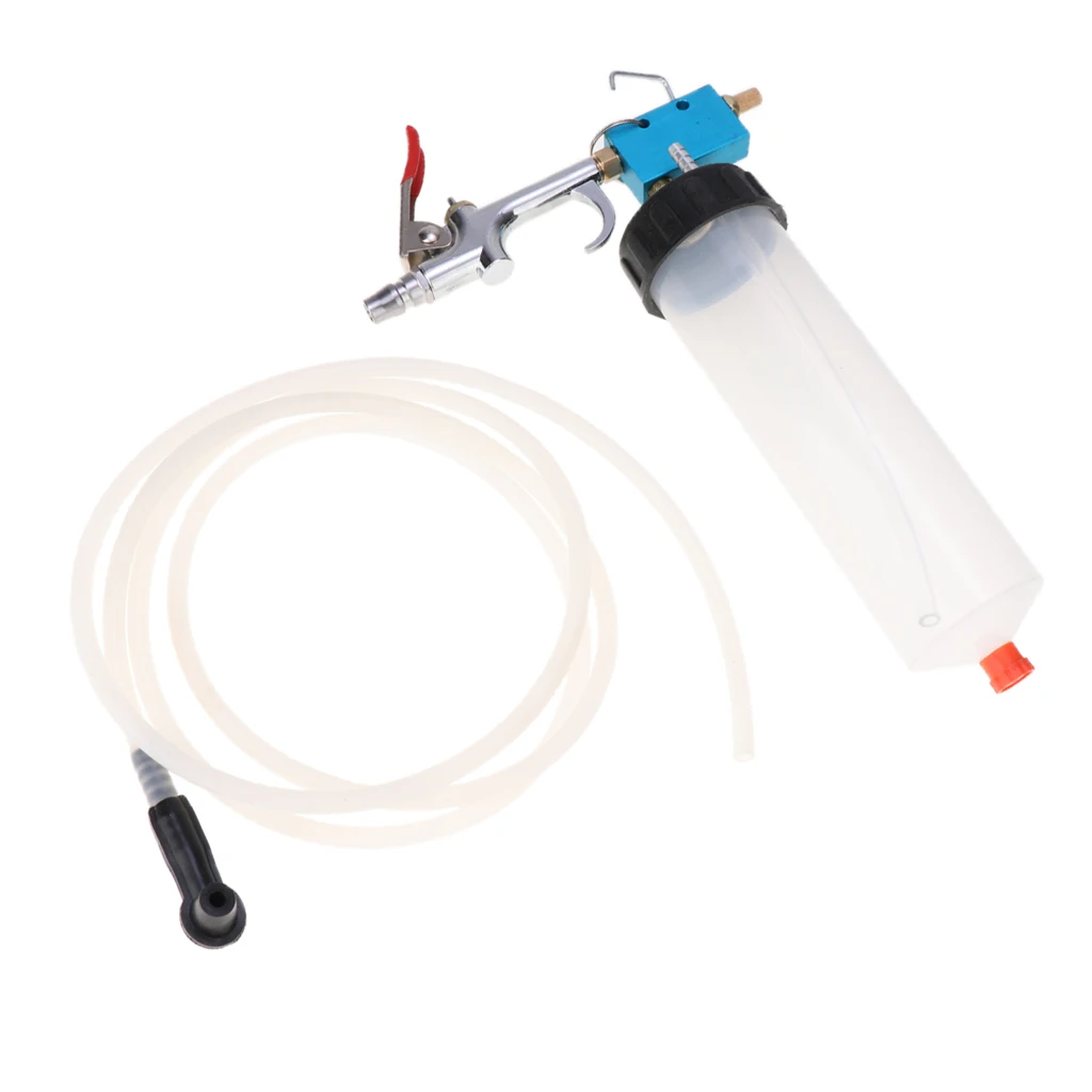 Universal Replace Brake Fluid Pump Oil Drained Tool Air - Extractor Bleeder Kit