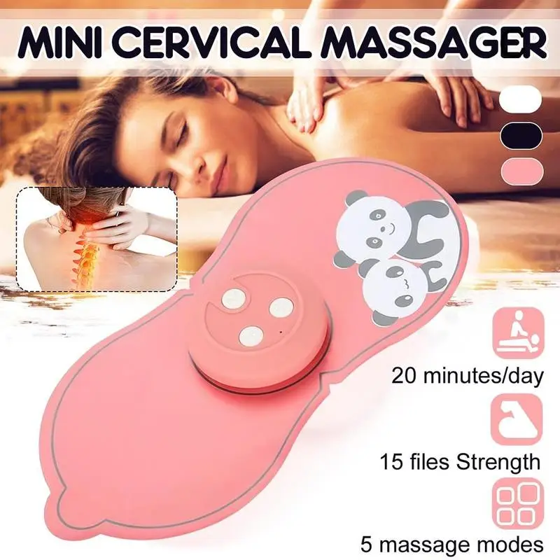 

Mini Portable Smart Charging Pulse Multifunctional Shoulder Neck Massager Pads Cervical Vertebra Waist Arm Legs Massage tool