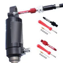 

Lengthen Anti-Leakage Aluminum Alloy MTB Road Bike Inflating Needle Kit Rear Biliary Shock Absorber Gas Filling Nozzle Bike Tool