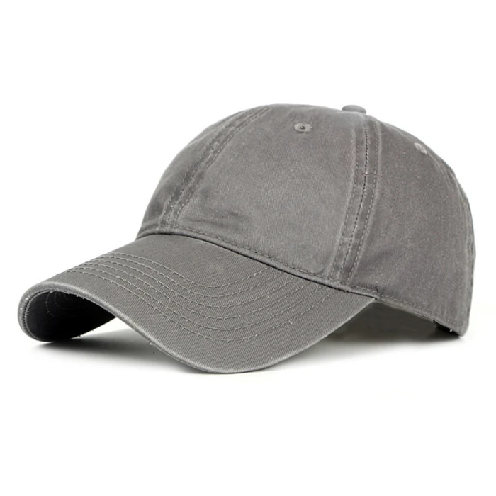 Кепка в стиле унисекс, винтажная потёртая бейсболка, новая мода, 13 цветов, чистый хлопок, регулируемые, папа-шляпа, теннисные кепки XR-Hot