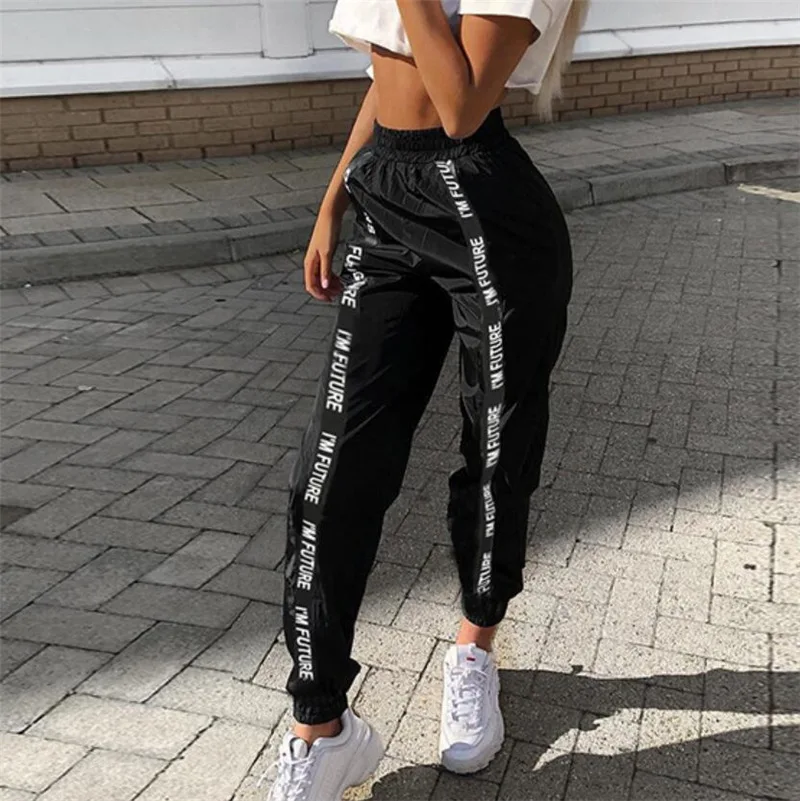 WEPBEL женские уличные спортивные штаны-шаровары Длинные свободные штаны для бега с