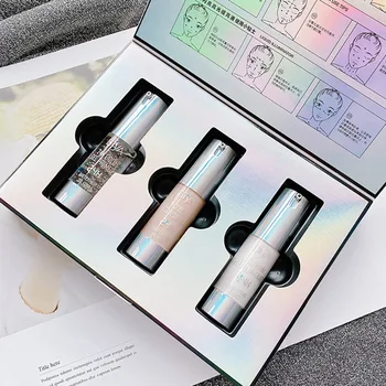 

Liquid Foundation Makeup Primer Moisturizing 3-in-1 Concealer Dry Skin Mother Isolation BB Cream Makeup Set Gift Box