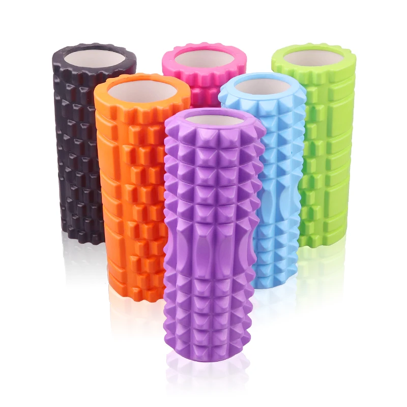 

33CM Yoga Column Fitness Pilates Yoga Foam Roller blocks Train Gym Massage Grid Trigger Point Therapy Physio Exercise