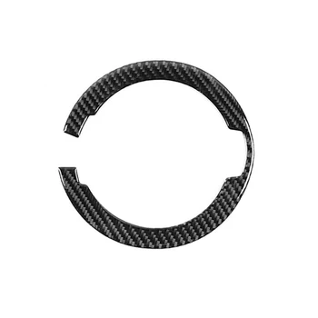 

1PC Carbon Fiber Fuel Filler Gas Cap Trim Ring Cover Sticker For Dodge Challenger Air Cap Decorative Interior Accessories