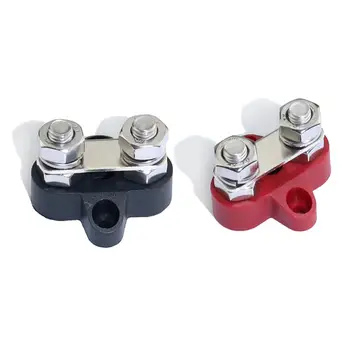 Bloque de terminales de barra de bús, M6 doble de alta resistencia, distribución de energía para camiones, camper, autocaravanas y barcos 1