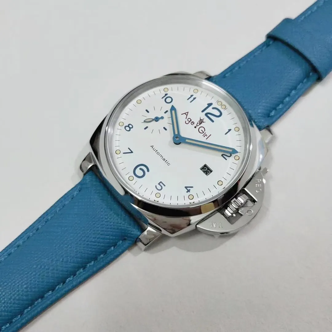 Luxury Brand New Men Women Automatic Mechanical Sapphire Due 3 Days Stainless Steel 42 mm Ivory Wat