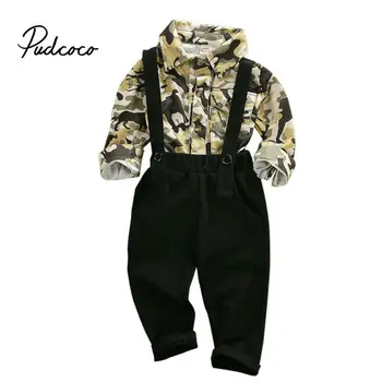 

Brand 2020 Camouflage Bodysuit Baby Boys Girls Long sleeve Infant Bodysuits Cartoon Printed Newborn Baby Clothes Overalls 0-24M