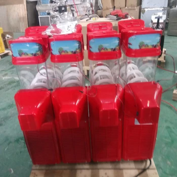 

Free shipping supply 110V/220V 4 tank 60 Liter slush machine / snow melting machine / Ice slusher / cold drink dispenser