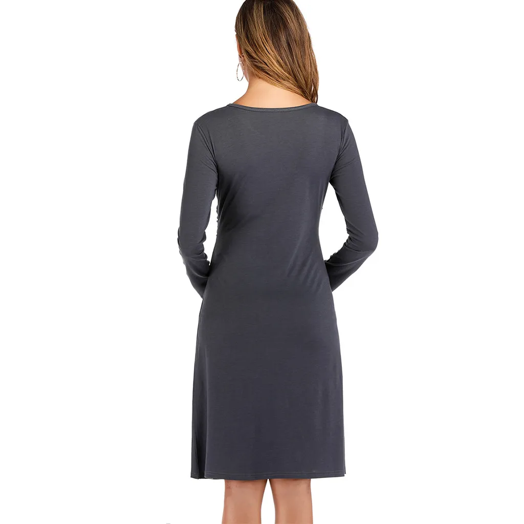 Беременных Беременность беременности и родам платья платье для фотосессии с v-образным вырезом, для кормления грудью платье для беременных, для кормящих платье для беременных