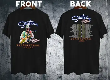 

Carlos Santana With The Doobie Brothers Tour 2019 New Classic Black T Shirt