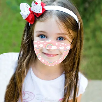 

1pc Mascarillas Infantiles Lip Language Mask Lip Transparent Mask Smiley Face Mask Mascarilla Facial Reutilizable Child Masque