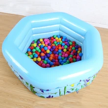 Нагревание и утолщение супер большой шестигранный надувной океан ванна ПВХ ванна бассейн тестер для воды в бассейне бассейн