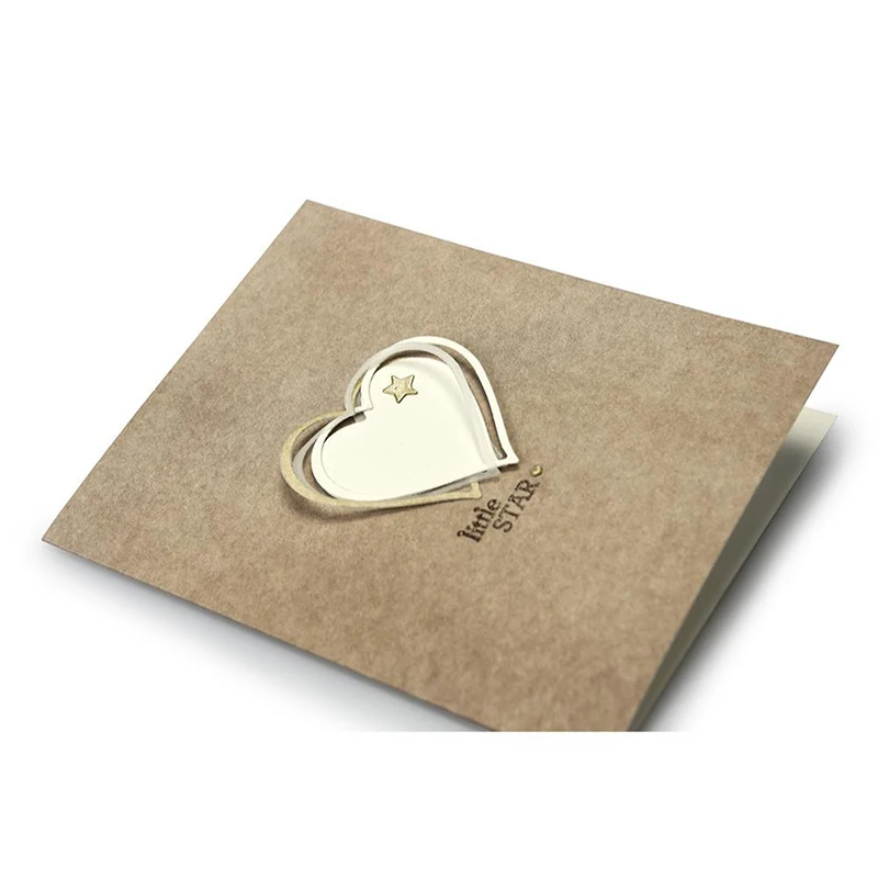 Metal Cutting Dies for Scrapbooking Heart Frame Background Cut Craft Stencil Handmade Card Make Model Template Decoration | Дом и сад