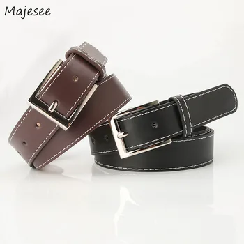 

Men Belt All Match High Quality Ulzzang Males Hot Sale Waist Belts Mens Korean Style Vintage Harajuku Leisure Trendy Students