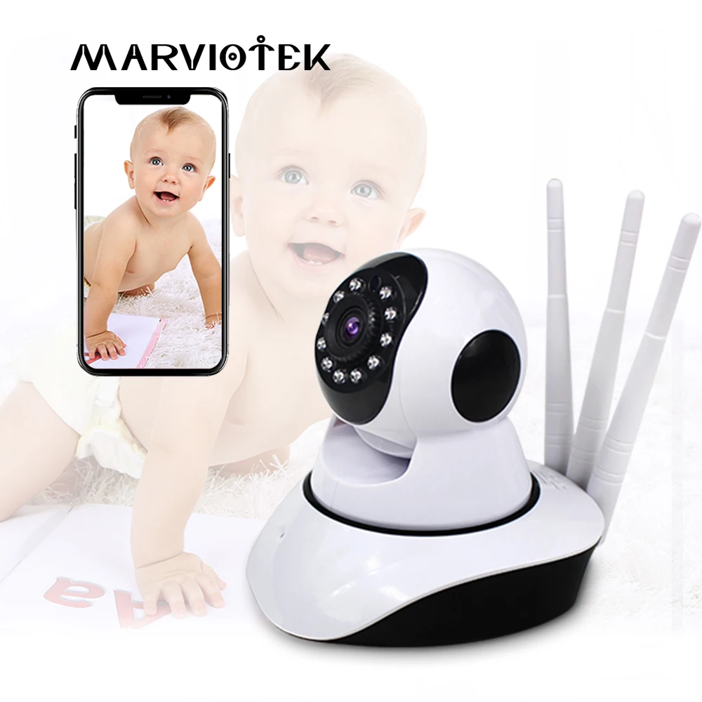  1080P Baby Monitor Wifi Macchina Fotografica Del Bambino con Monitor di Sicurezza Domestica A Due v