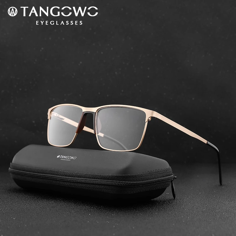 

TANGOWO Clear Lens Eyewear Men Eye Glasses Frames Myopia Eyewear Men Glasses Frames Mens Spectacles Frame Fashion Eyeglasses