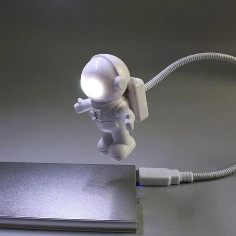 Гибкий светодиодный ночник с USB трубкой белый светильник для компьютера ноутбука