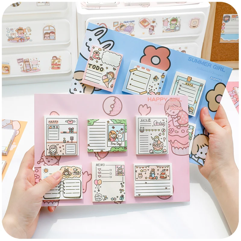Kawaii Sticky Notes Paper Notepads Paper & Party Supplies etna.com.pe