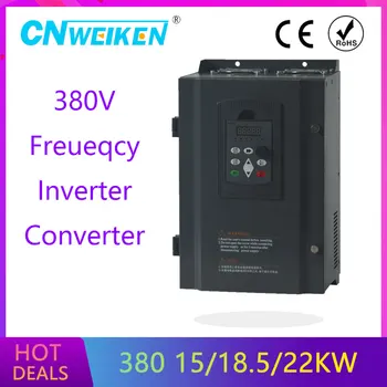 

Frequency Inverter 15KW VFD 20HP Speed control Output 380V 32A 500Hz Motor Drive VFD for Lathe 3 Phase Asynchronous Motor
