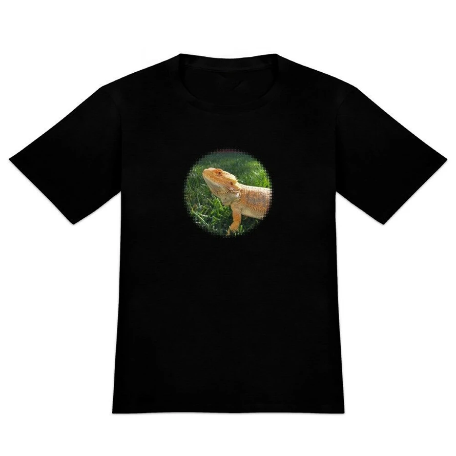 Bearded Dragon In Profile Men'S Novelty T-Shirt Gyms Fitness Tee Shirt |