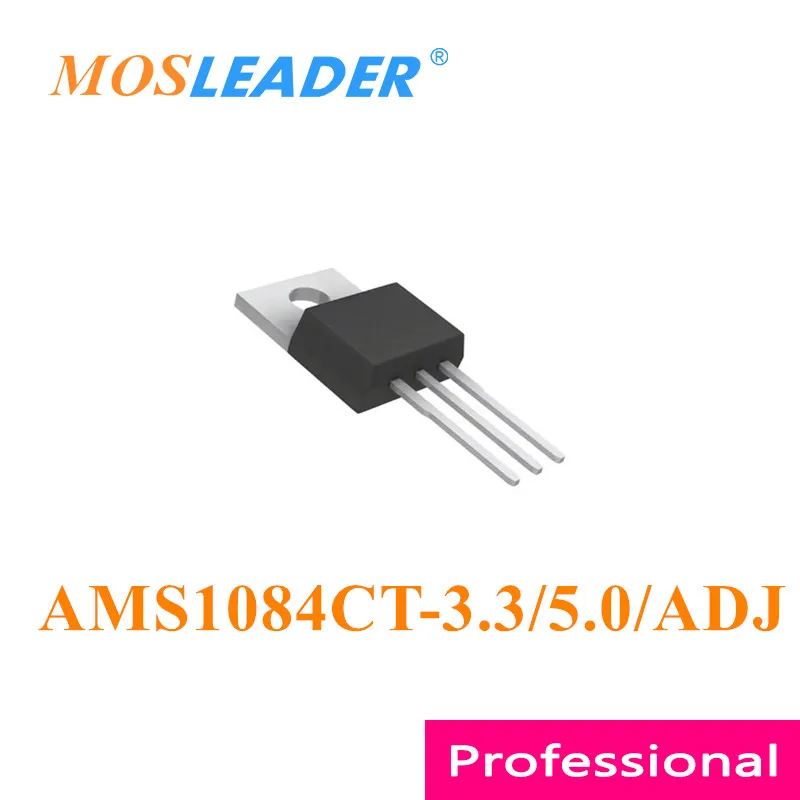 Mosleader AMS1084CT 3.3 5.0 TO220 100pcs AMS1084 сделано в Китае высокое качество|Запасные части| |