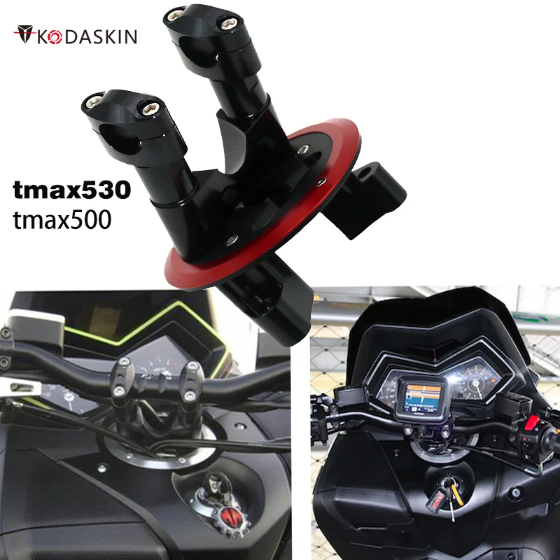 Мотоциклы ручка Riser KIT RISER POUR GUIDON для Yamaha TMAX 530 t max max530 tmax530 dx sx tmax500 2012 2016 500|Накладки и