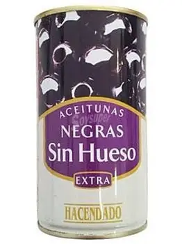 

BLACK OLIVES CACEREÑA STYLE BONELESS 350 G (PACK OF 3)