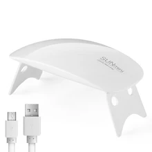 6 Вт Светодиодный УФ лампа для ногтей лампа для маникюра мини лампа для ногтей дизайн Сушилка для ногтей DIY Маникюр УФ лампа для сушки ногтей лампы для отверждения инструменты