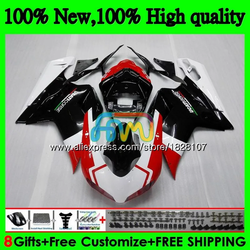 848 1098 для поездок на мотоцикле DUCATI Красный Белый Черный 848R 1098R 1198 07 08 09 10 11 70BS образования легкой пены. 3 1098S 848S R 1198S 2007 2008 2009 2010 2011 2012 обтекатель