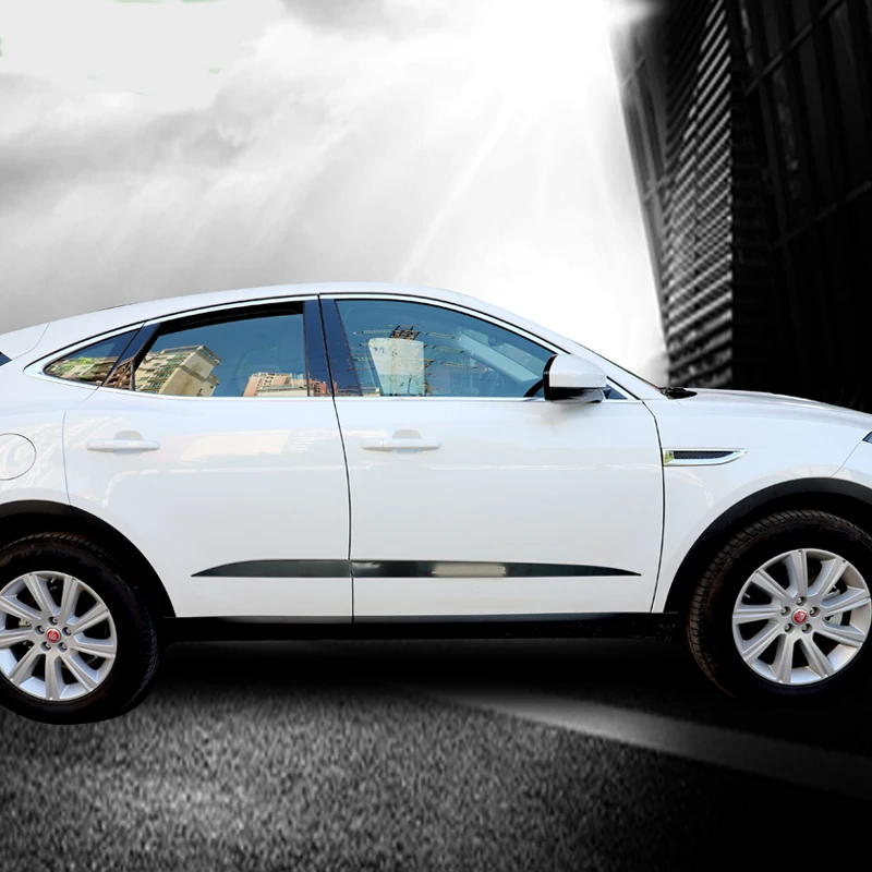 Аксессуары подходят для JAGUAR E PACE EPACE боковая линия двери из нержавеющей стали