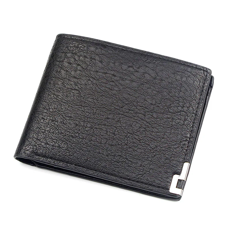 Fashion Men Wallets Good Quality Short Design Man Purses Money Bags Soft PU leather Brand Male Clutch Wallet Burse Cards Holder | Багаж и