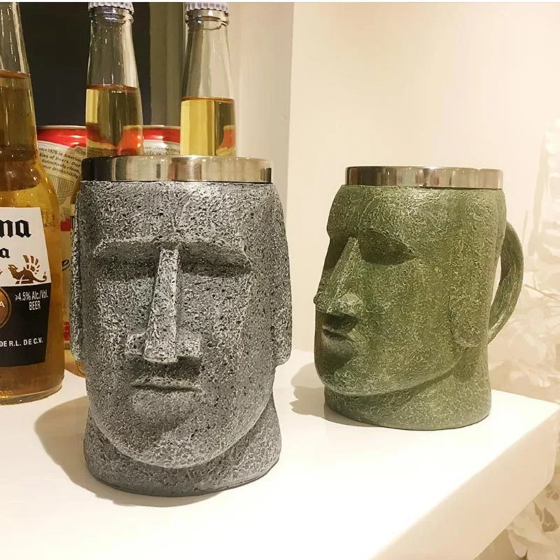 Кружки из нержавеющей стали Moai resurrex чашки для пива кофейные и Пасхальные