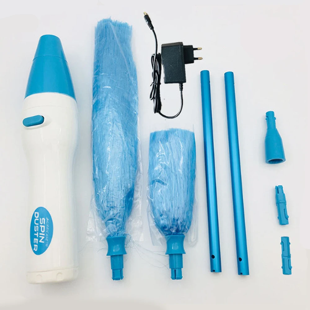 Spin Duster Brush Cleaning-Tool Adjustable Electric Household New