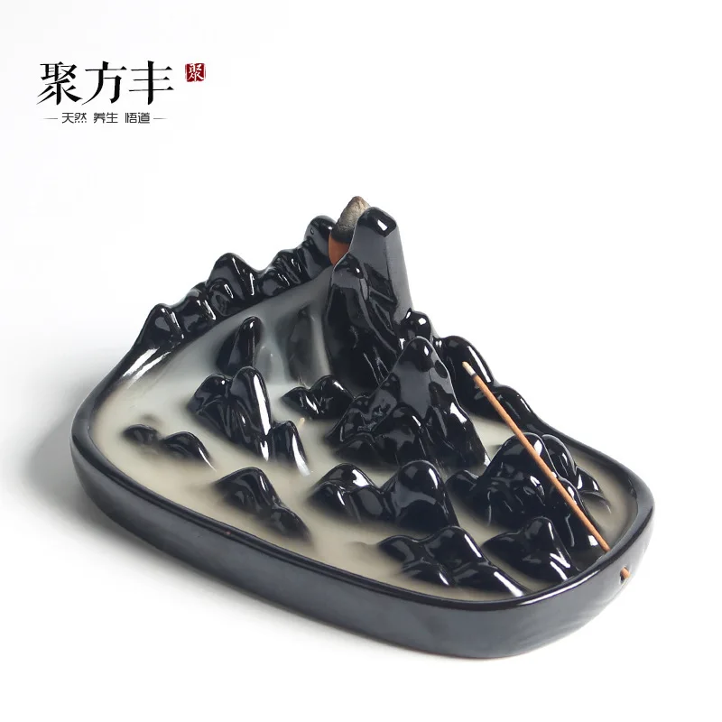

2019 Encens Incenso Burner Joss Stick Inserted Furnishing Articles Dehua Ceramic Aromatherapy Furnace Fang Feng Straight Group