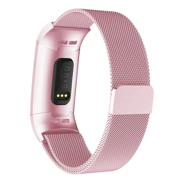 Сменный металлический браслет с магнитной петлей для FitbitCharger 3 NC99