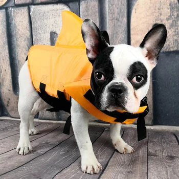 

Pet Dog Swim Safety Life Jackets Buoyancy Shark Float Life Vest for Swimming MU8669