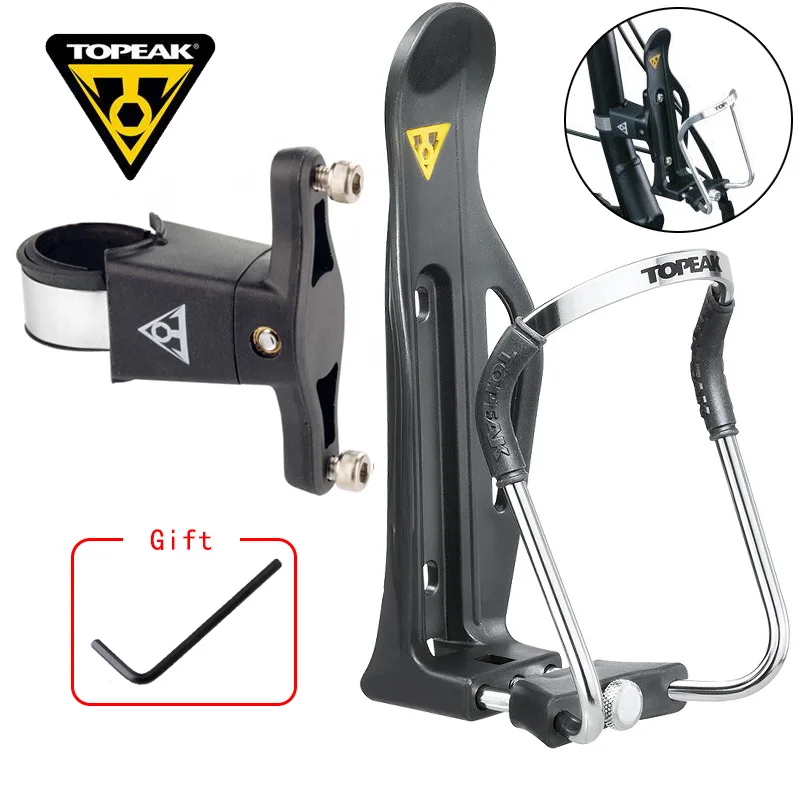 

TOPEAK TMD06 Aluminum alloy Bike Bottle Holder Adjustable road Mountain Drink Cup Water Bottle Holder Bracket Rack Cage