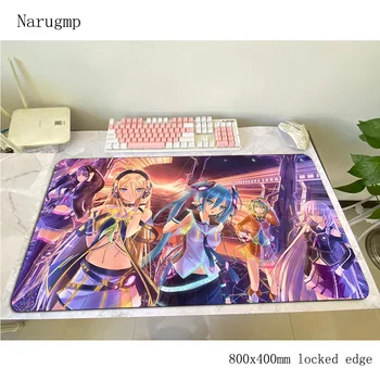 

Vocaloid mouse pad gamer esports 800x400x3mm notbook mouse mat gaming mousepad large locrkand pad mouse PC desk padmouse mats