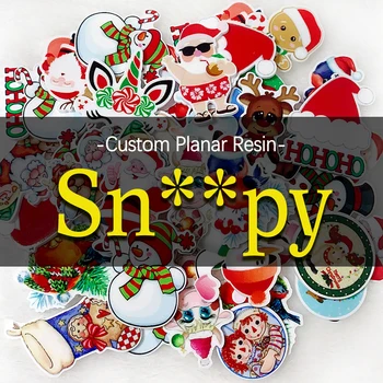

New Custom Cartoon Dog 30pcs/lot Resins Pattern Planar Resin Flatback Printed for DIY Headband Hair Bow Accessories