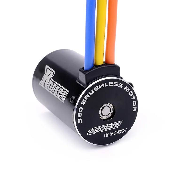 Ракета 550 4300KV 3800KV 3500KV 3300KV 4 полюса бесщеточный двигатель для 1/10 4WD грузовиков Монстр автомобиль багги