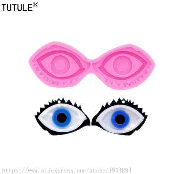 

Eye keychain Mold-Epoxy Mold-Jewelry Making Mold,Evil Eye Silicone Mold, Cake, Candy, Clay,Jewelry,Chocolate,earring Molds