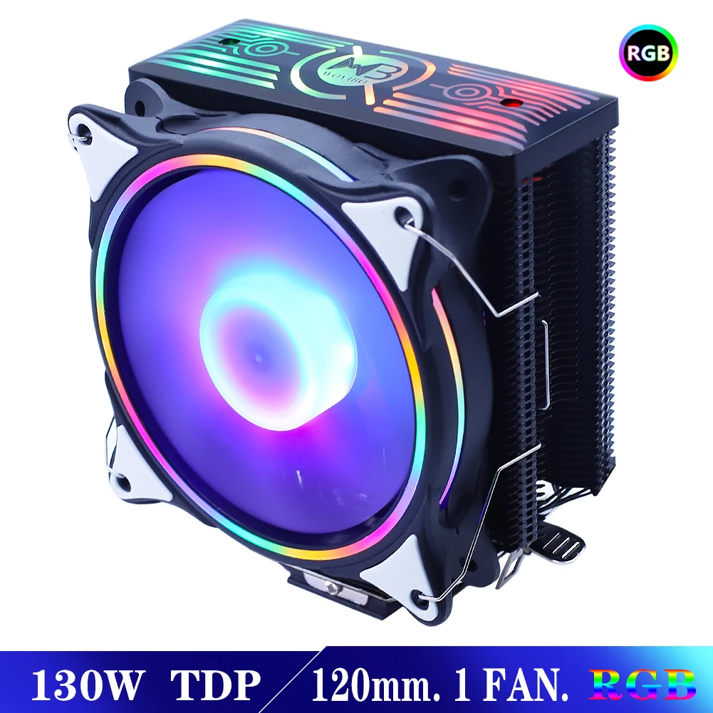 120mm cpu cooler radiador ventilador 6 heatpipe