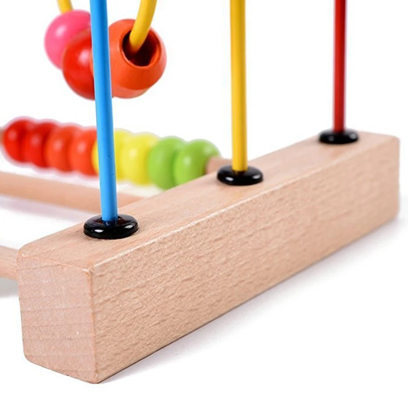 MWZ деревянные детские игрушки для малышей круг первый шарик Лабиринт для мальчиков и девочек