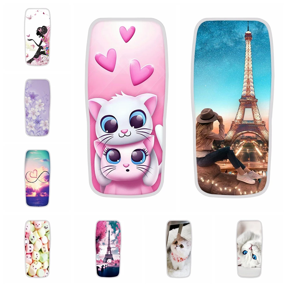 

For Nokia 106 2018 Case Ultra-thin Soft TPU Silicone For Nokia 106 2018 Cover Cute Girl Patterned For Nokia 106 2018 Shell Capa
