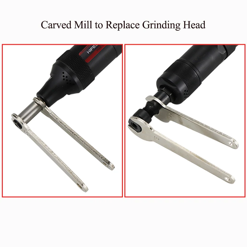 HIFESON Industrial Pneumatic Polishing Machine 03Y Sanding Straight Mill 06Y High Concentric Engraving Mill Air Grinder