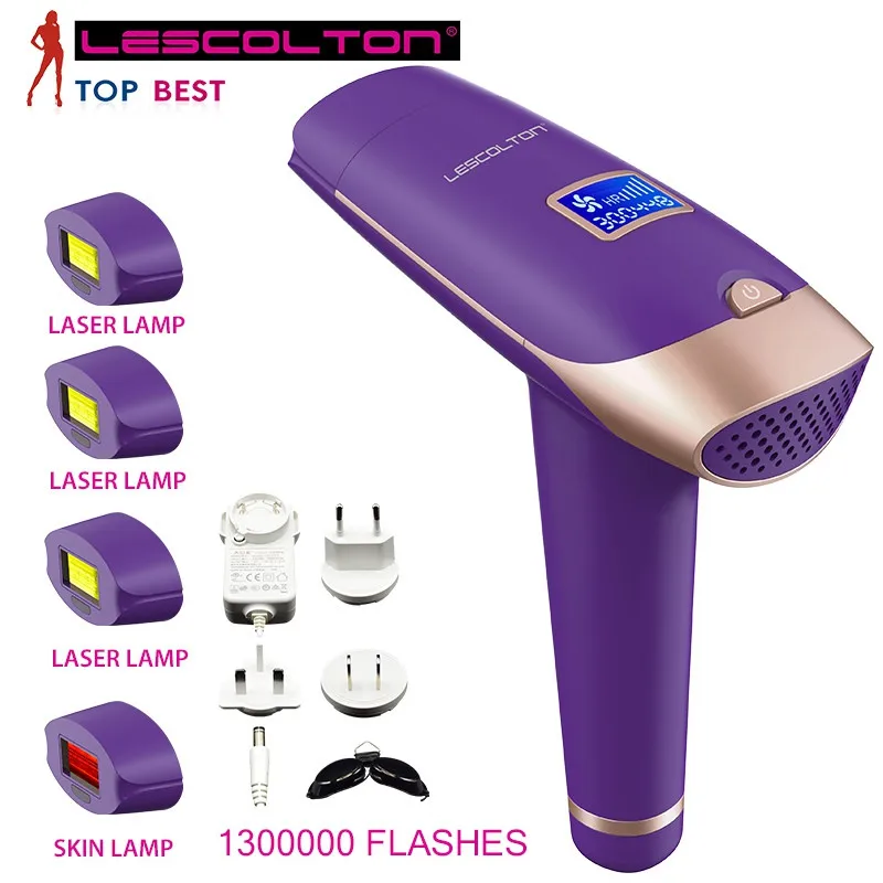 US $82.55 2020 Lescolton Ipl Epilator Permanent Hair Removal With Lcd Display Machine For Full Body Use