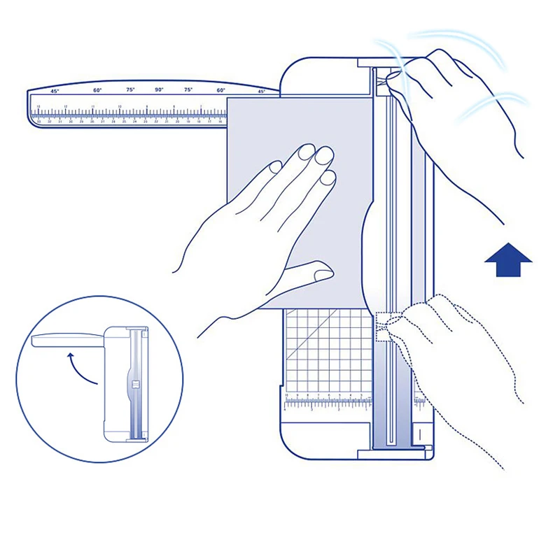 Прецизионные резаки для триммера бумаги формата А4, гильотинные фоторезы, режущий коврик с выдвижной линейкой для резки бумажных этикеток