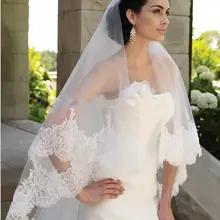3 м высокая сторона блесток кружева край вуаль внутри Свадебные аксессуары Горячая Европа и Америка роскошные невесты вуаль